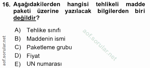 Soru 16