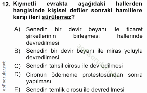 Soru 12
