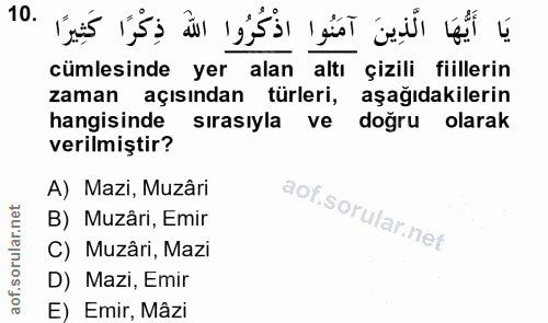 Soru 10