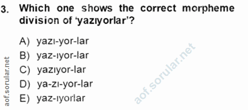 Soru 3