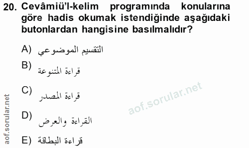 Soru 20