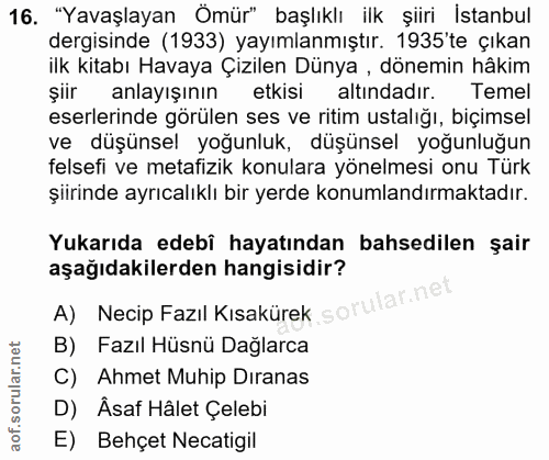 Soru 16