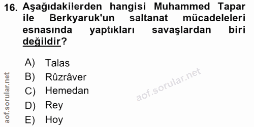 Soru 16
