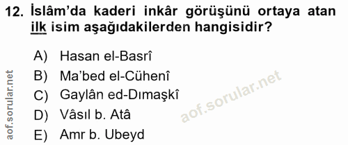 Soru 12