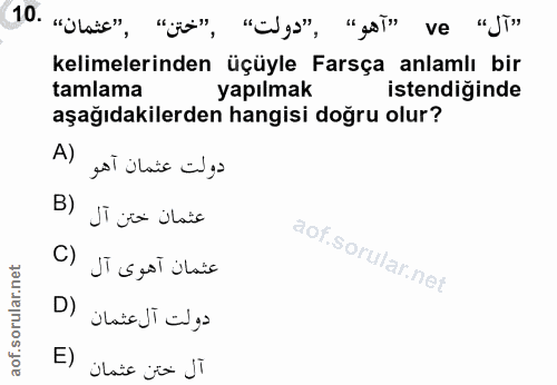Soru 10