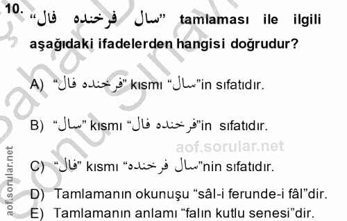 Soru 10