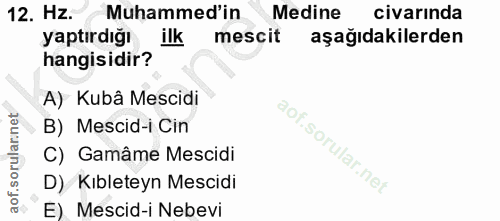 Soru 12