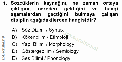 Soru 1