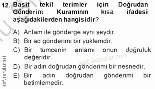 Soru 12