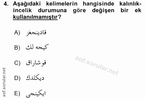 Soru 4