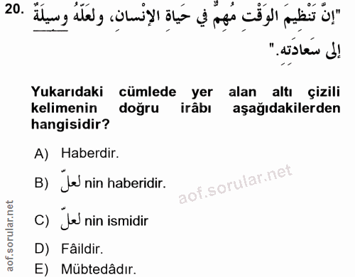 Soru 20