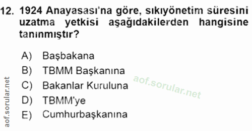 Soru 12