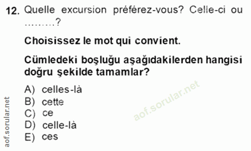 Soru 12