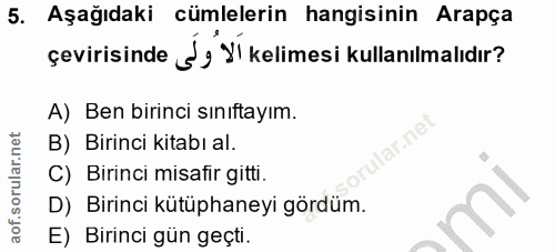 Soru 5