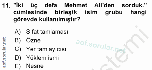 Soru 11