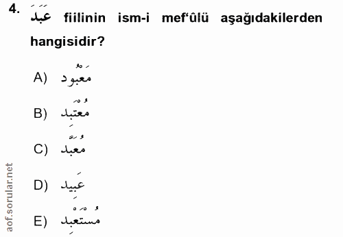 Soru 4
