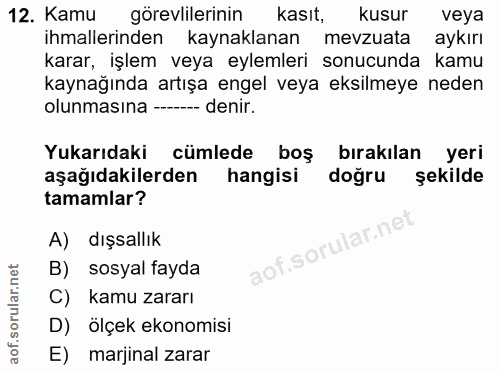 Soru 12