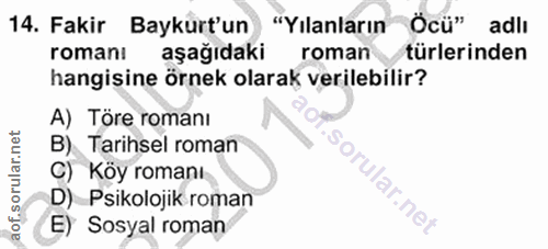 Soru 14