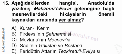 Soru 15