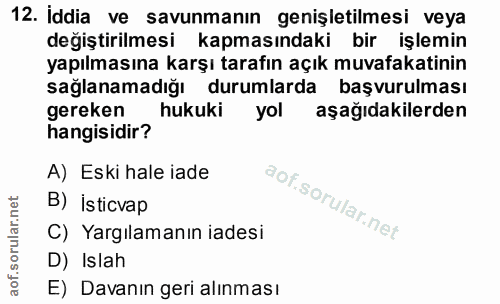 Soru 12