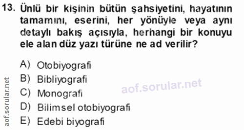 Soru 13