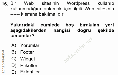 Soru 16