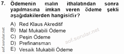 Soru 7