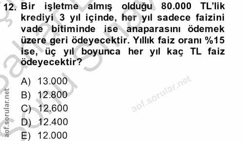 Soru 12