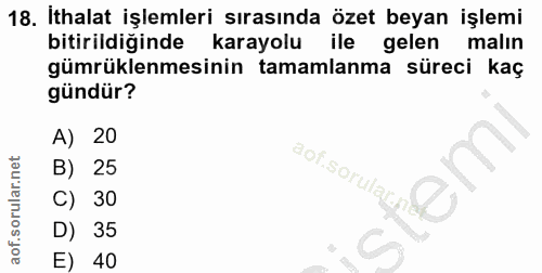 Soru 18