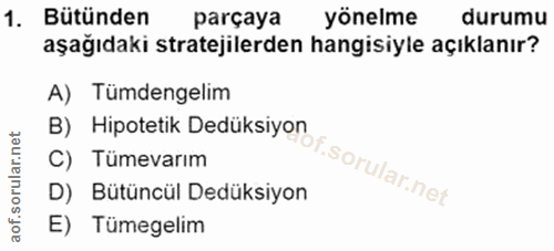 Soru 1