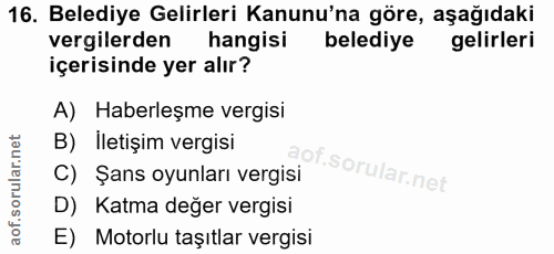 Soru 16
