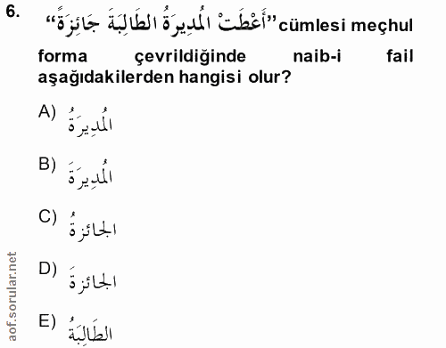 Soru 6