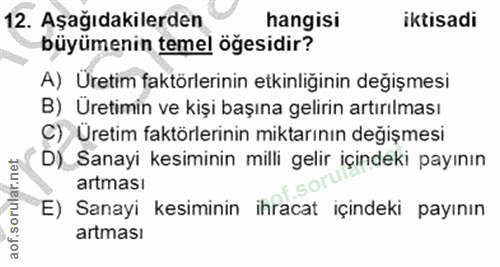 Soru 12