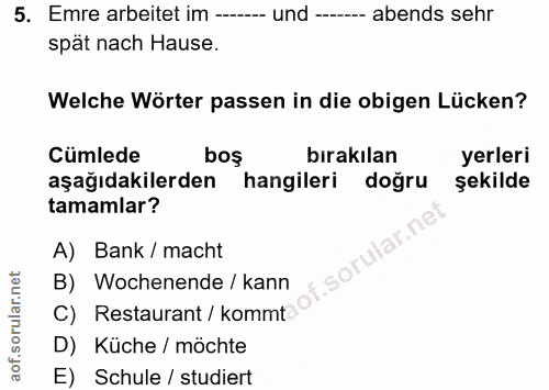 Soru 5