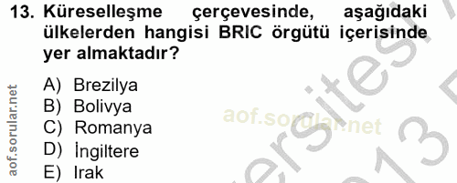 Soru 13