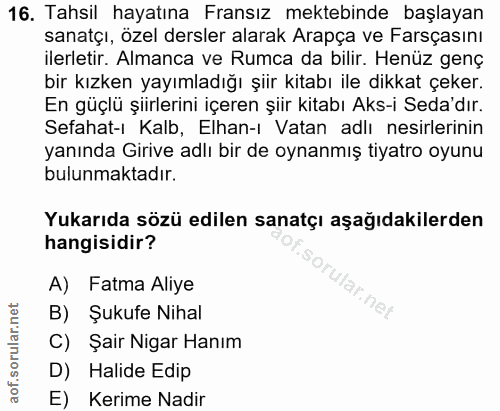 Soru 16