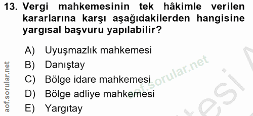 Soru 13
