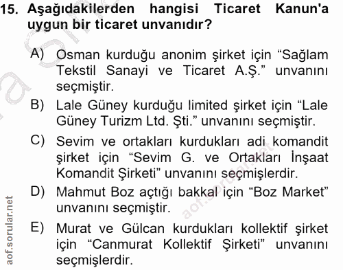 Soru 15
