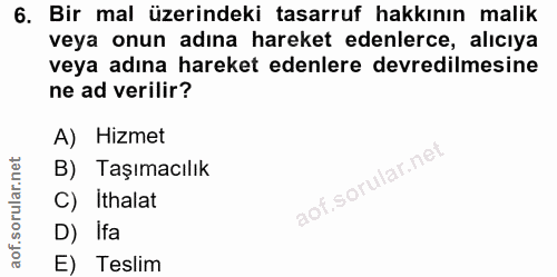 Soru 6