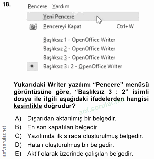 Soru 18