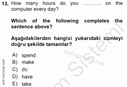 Soru 13