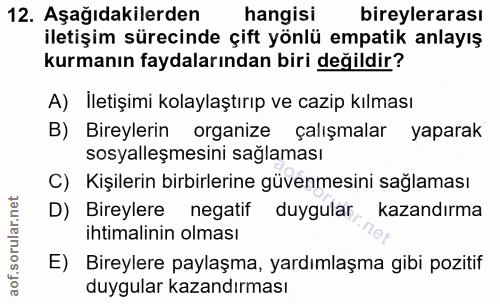 Soru 12