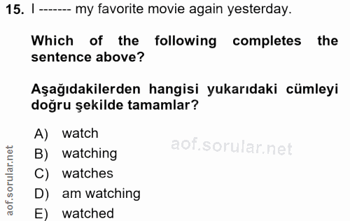 Soru 15