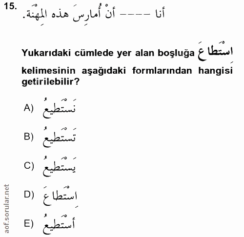 Soru 15