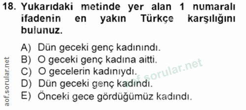 Soru 18