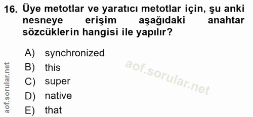 Soru 16
