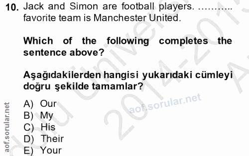 Soru 10