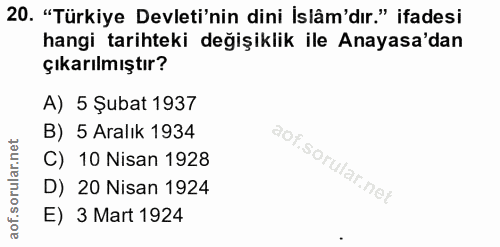 Soru 20