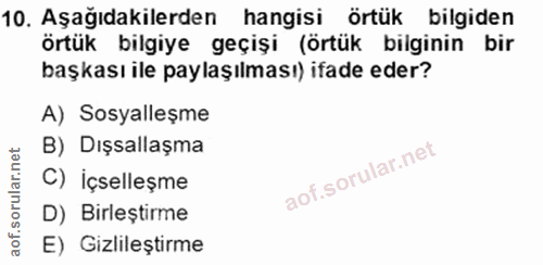 Soru 10