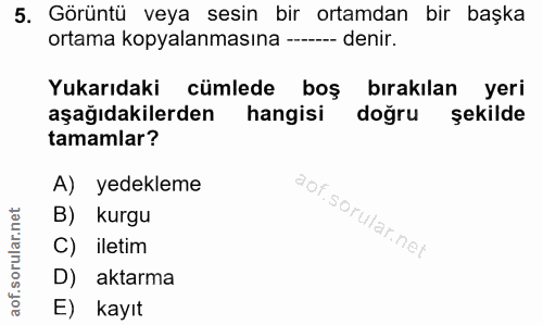 Soru 5